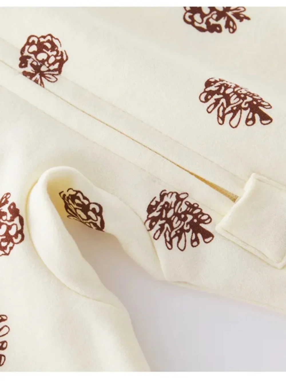 Acorn Onesie red terracotta color